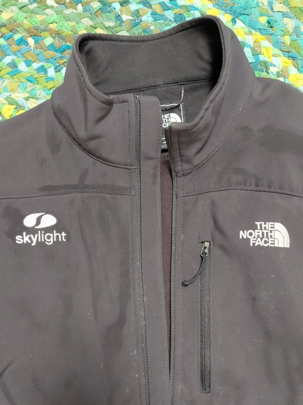 NORTH FACE JACKET- APEX BARRIER Soft Shell COAT - Men's X-Large